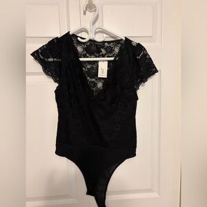 Eclipse Black Lace Bodysuit